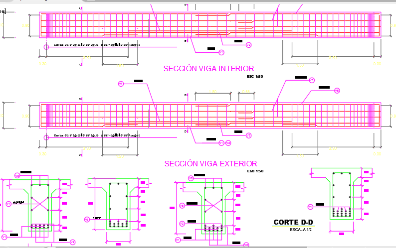 Bridge of slab beam 