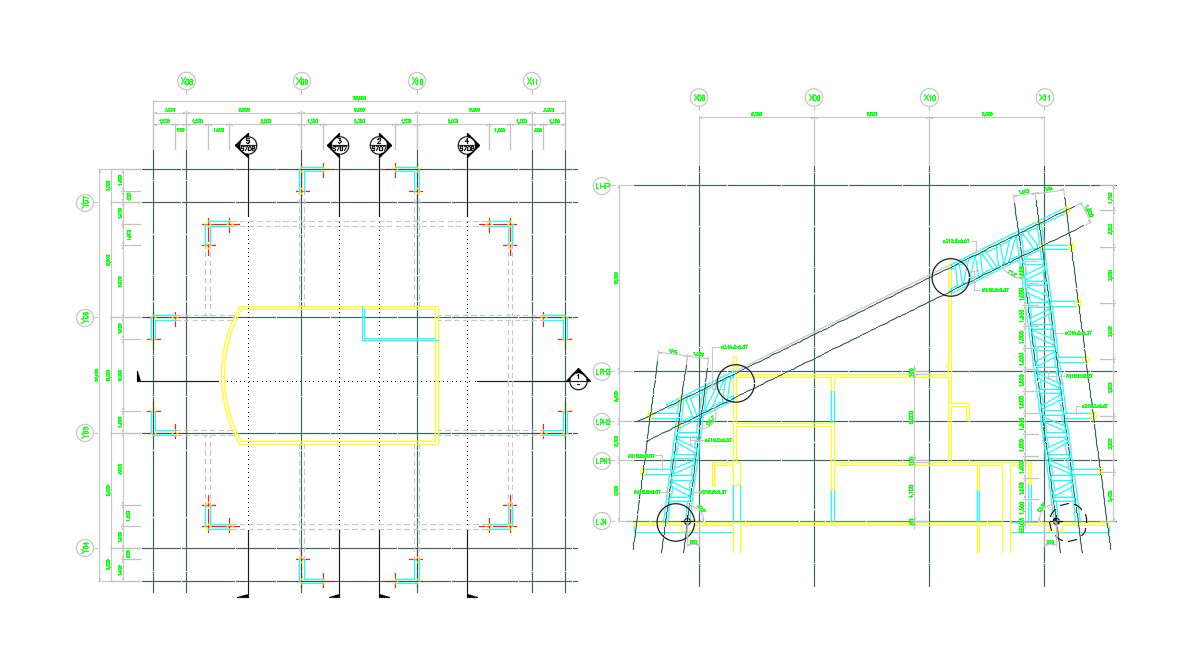Building Construction AutoCAD Plan 