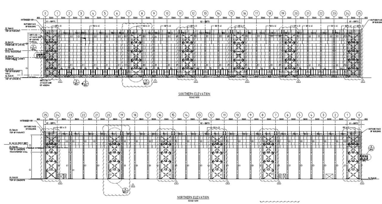 Building Elevation Drawing PDF File 