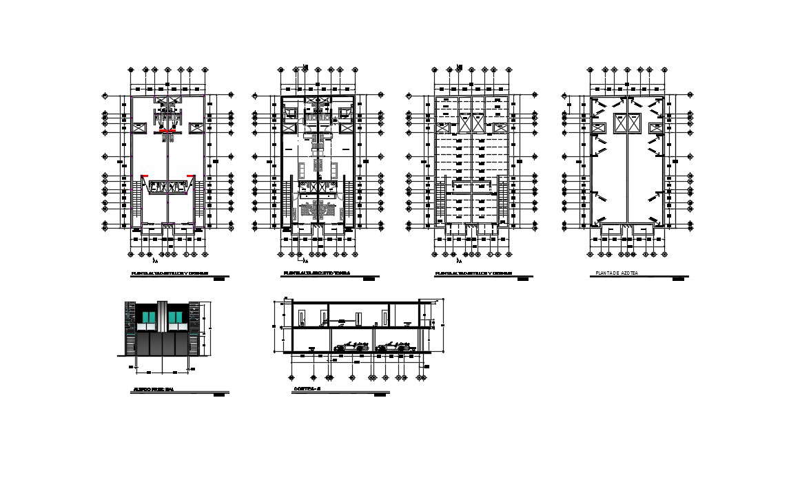 Building Elevation In DWG File  