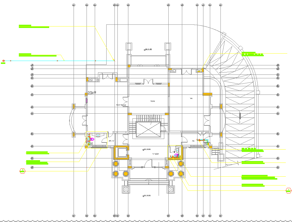 Building Floor Layout plan dwg file 