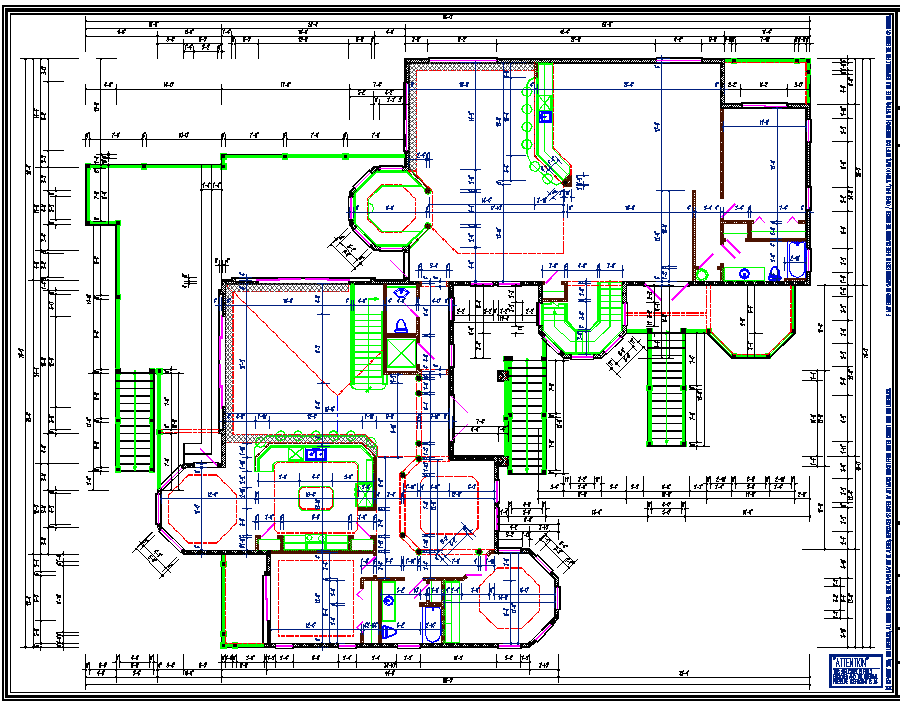 Building Floor detail dwg file