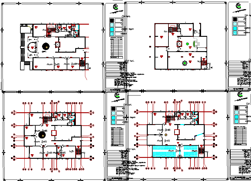 Building Layout plan