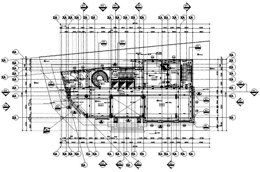 Building Plan CAD Drawing download 