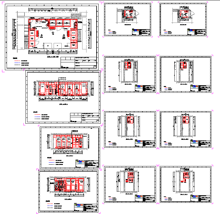 Building Project detail dwg file