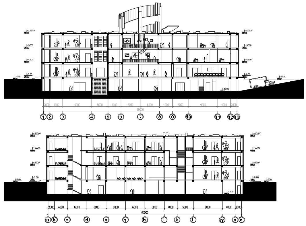 Building Section Drawing