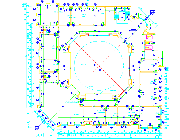 Building Third Floor Detail in the DWG file