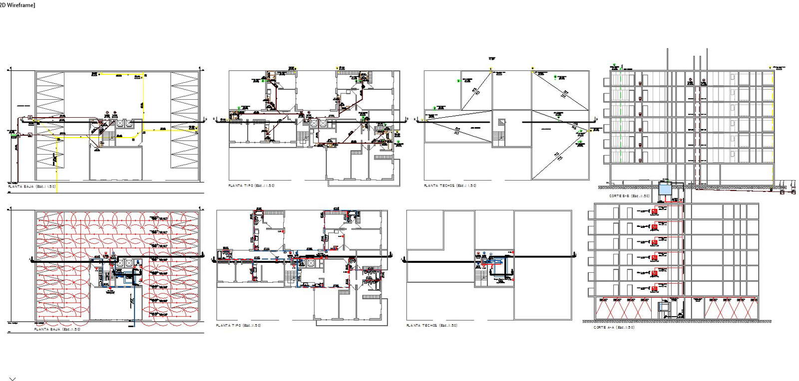 Building constructions systems detail cad files