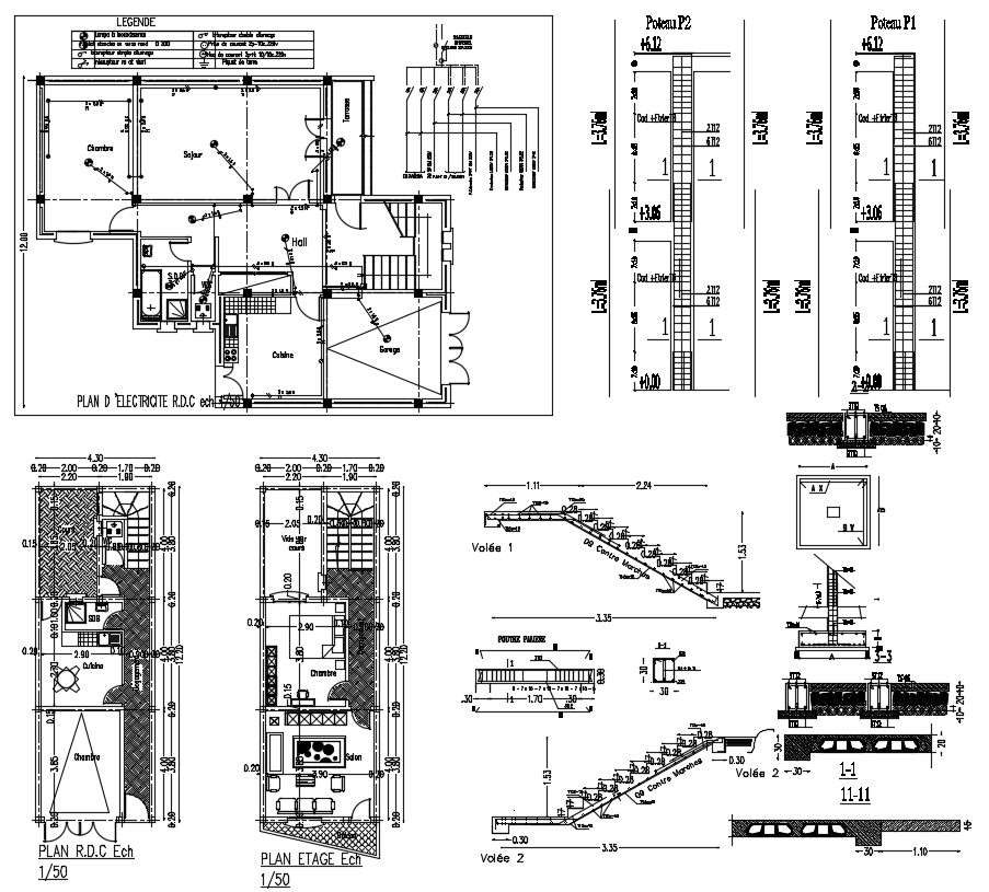 Building design in autocad 