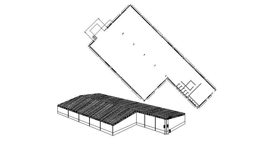 Building design  in AutoCAD file