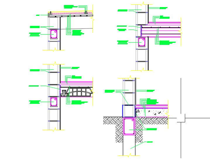 Building details with wall block