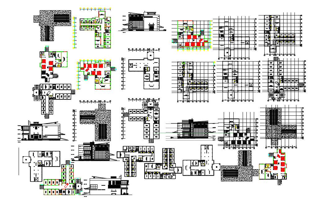 Building project dwg file