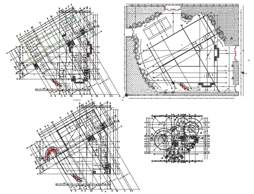 Bungalow Construction DWG File 