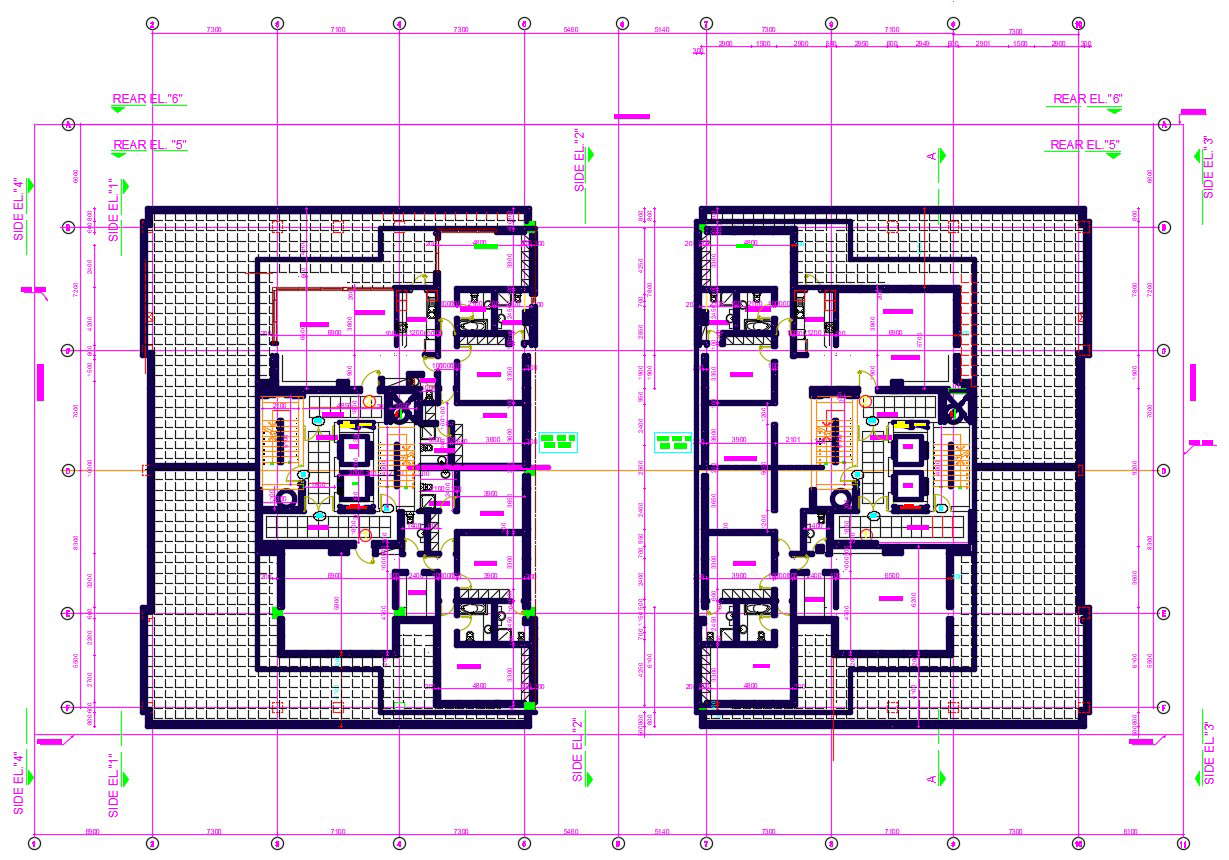 Bungalow House Cad Plan Dwg 