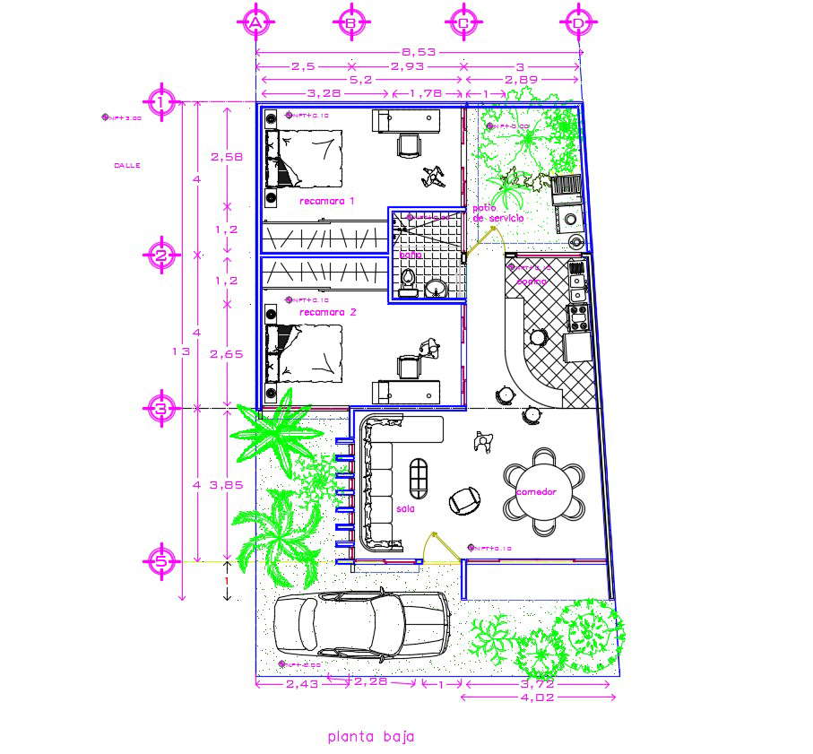 Bungalow Plans Dwg 