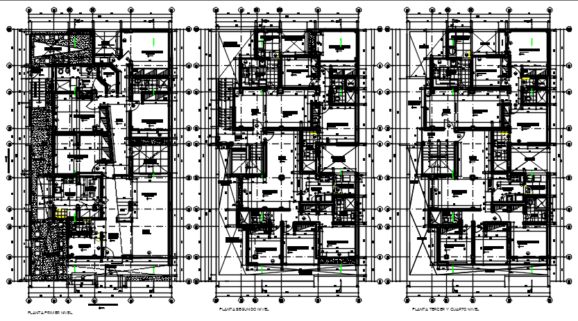 Bungalow working plan detail dwg file