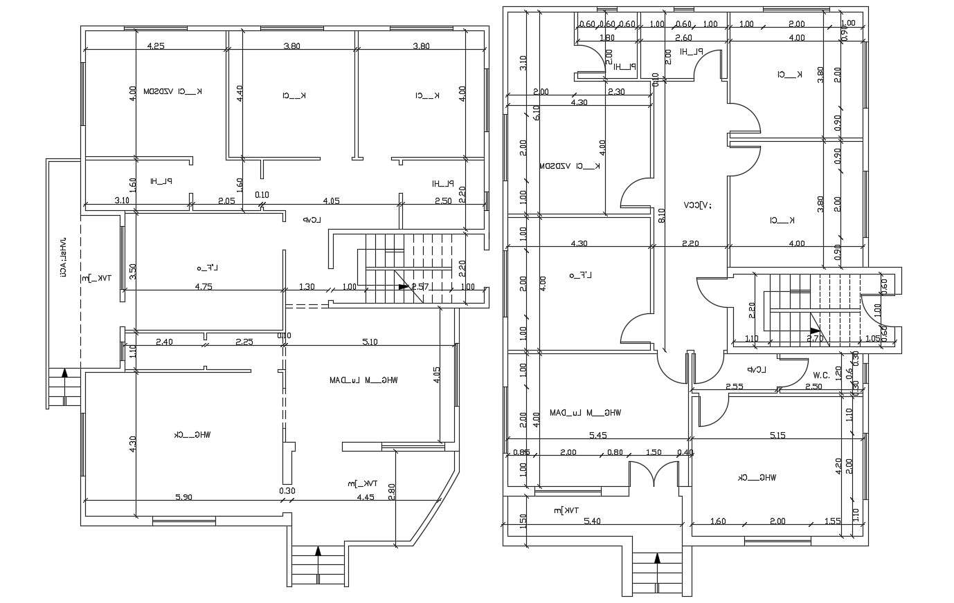 Bungalow Ground Floor Plan AutoCAD File 