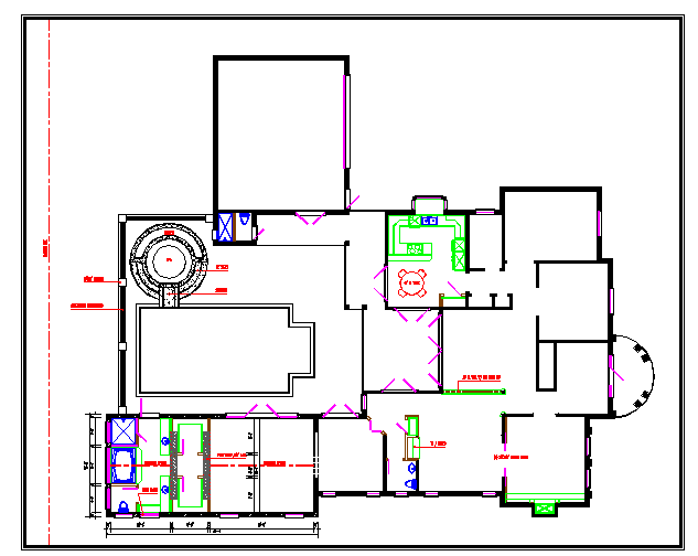 Bungalows Lay-out plan Design