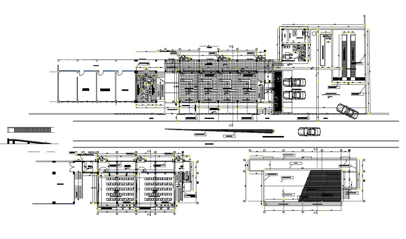 Business Building Plan CAD File Download