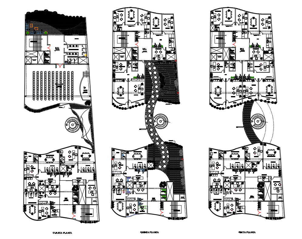 Business Hub Project DWG File