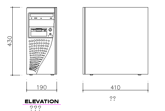 CPU 2d front elevation
