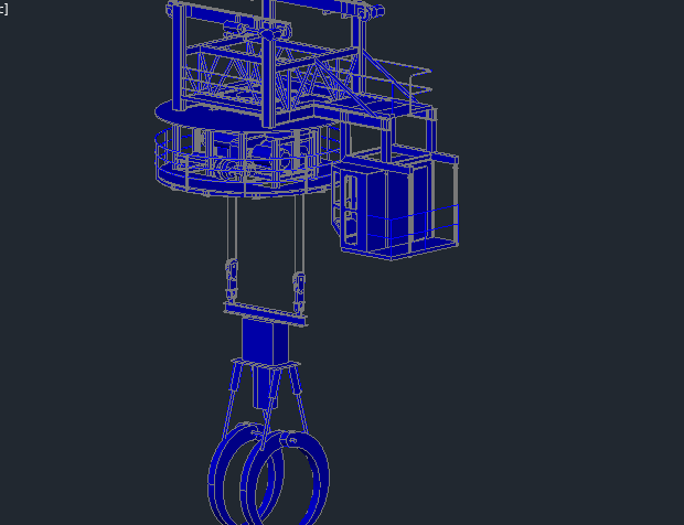 Cabin bridge crane