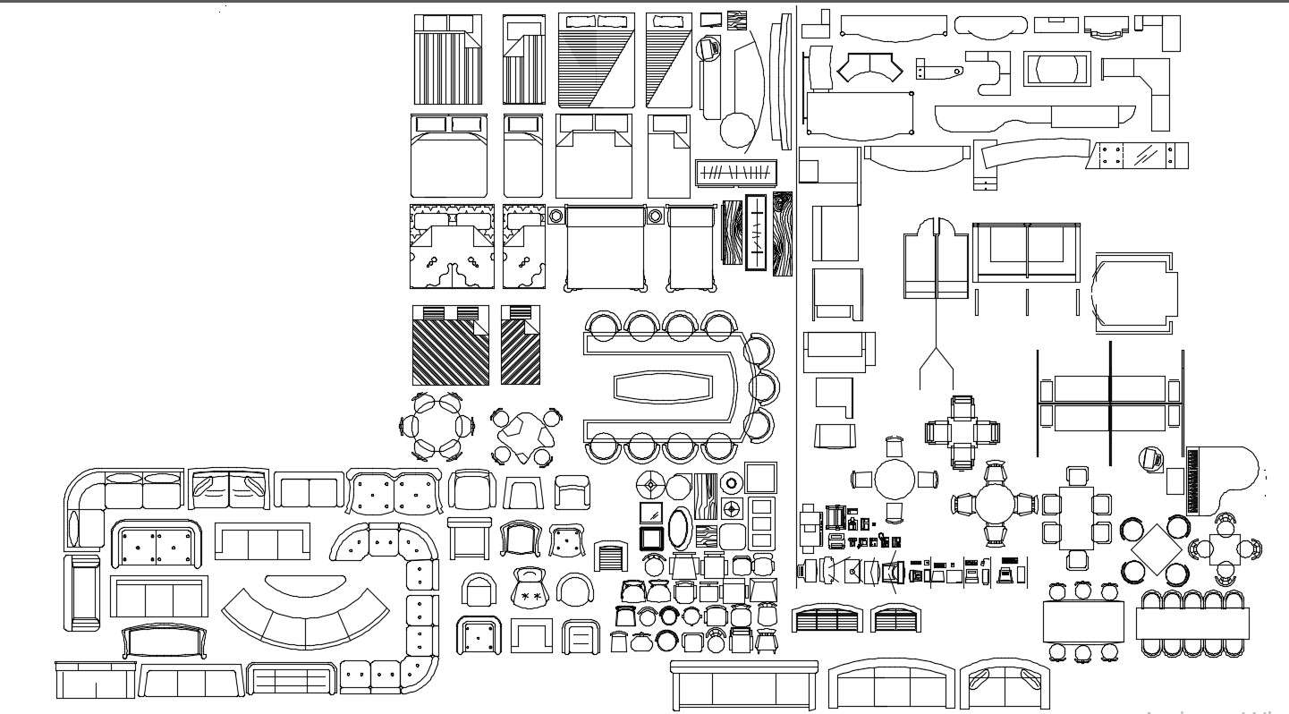Cad Blocks Furniture File Download 