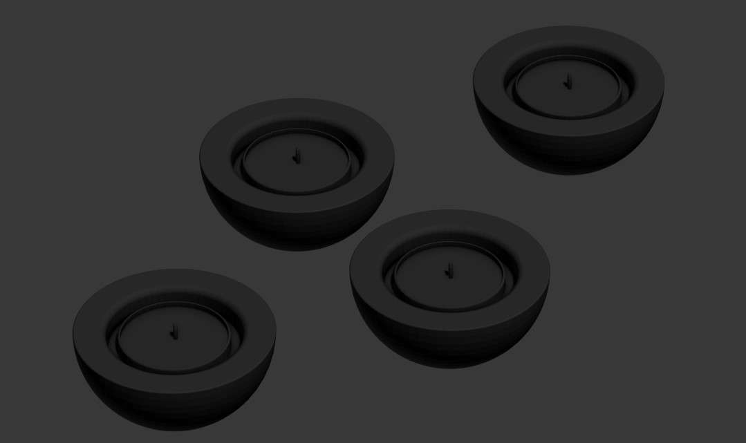 Candle Drawing In Semi Circular Shape 3D MAX File Free 