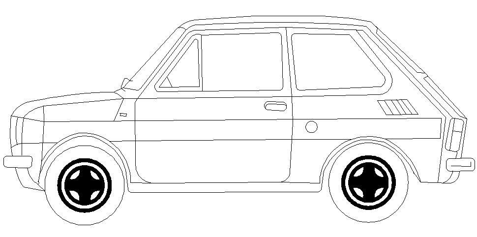 Car DWG File Free Download