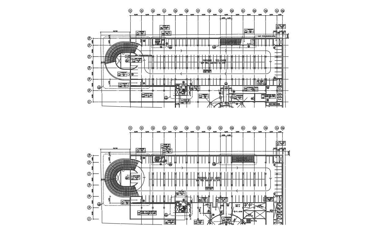 Car Parking Building Plan