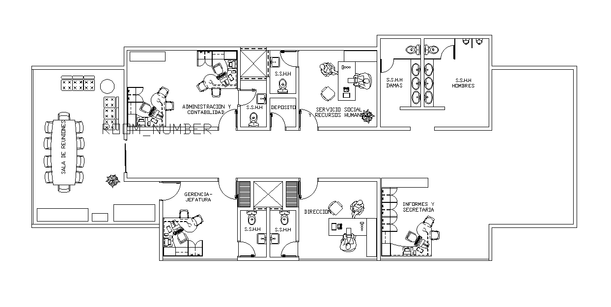 Cardiology hospital plan is given in this Autocad drawing file.  Download now.