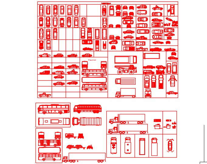 Cars and 2d cars block