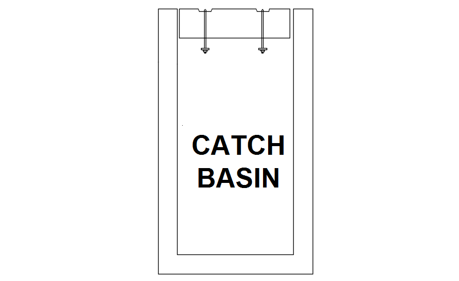 Catch basin in detail AutoCAD drawing, dwg file, CAD file