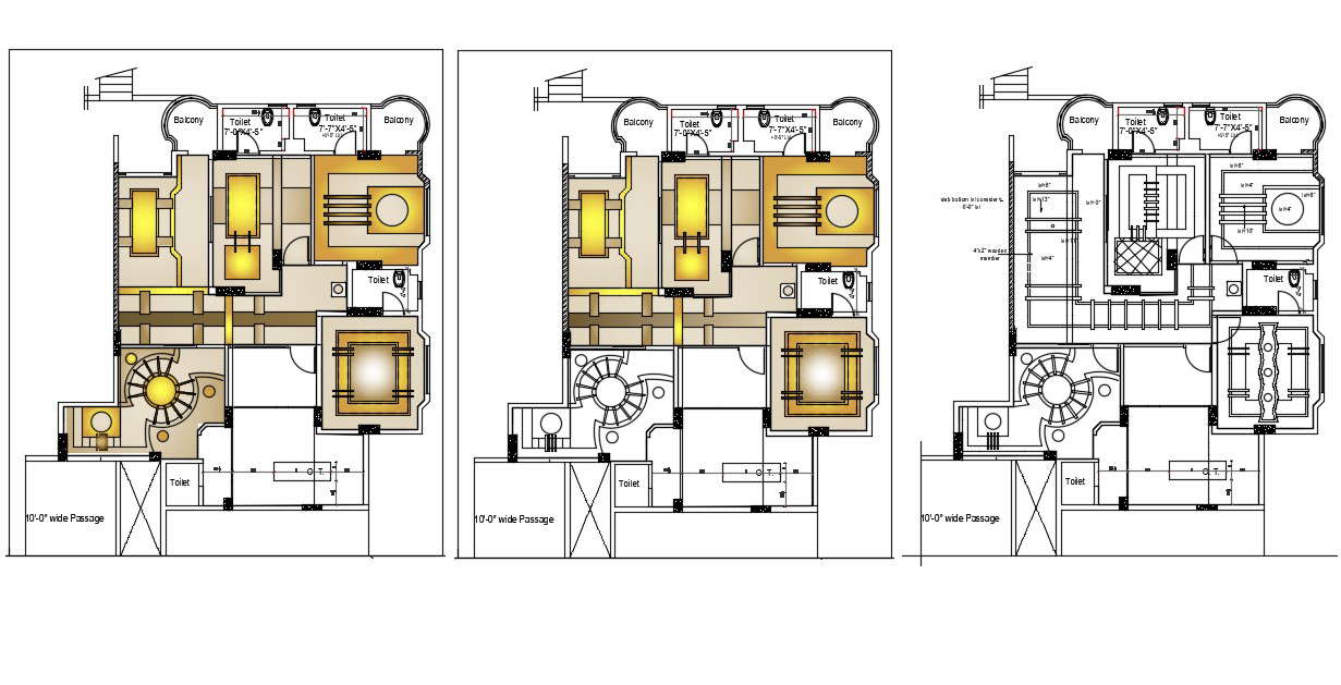Ceiling Plan Design Download CAD file