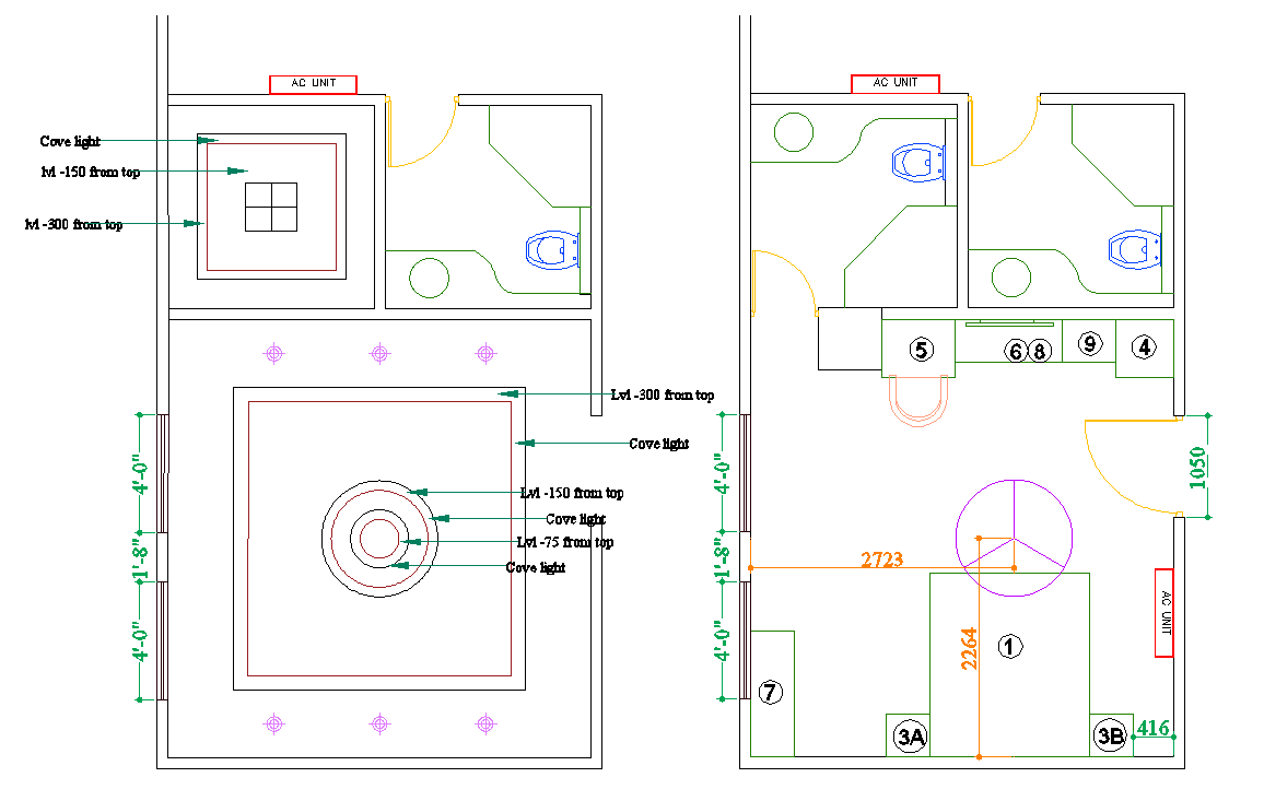 Ceiling design and detail