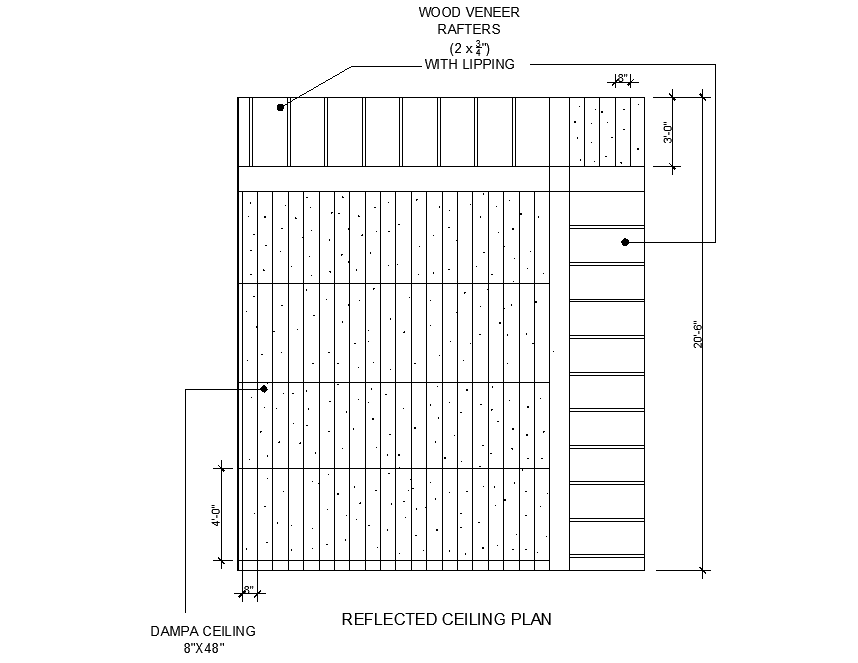 Ceiling plan detail dwg file