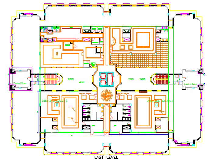 Ceiling plans of pent house