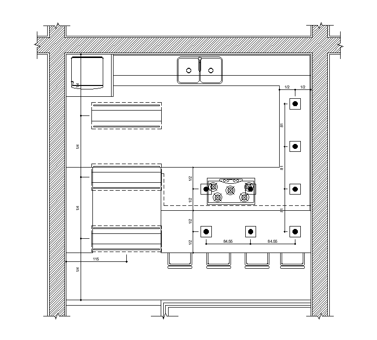 Ceiling design of hall detail drawing specified in this AutoCAD file. Download this 2d AutoCAD drawing file.