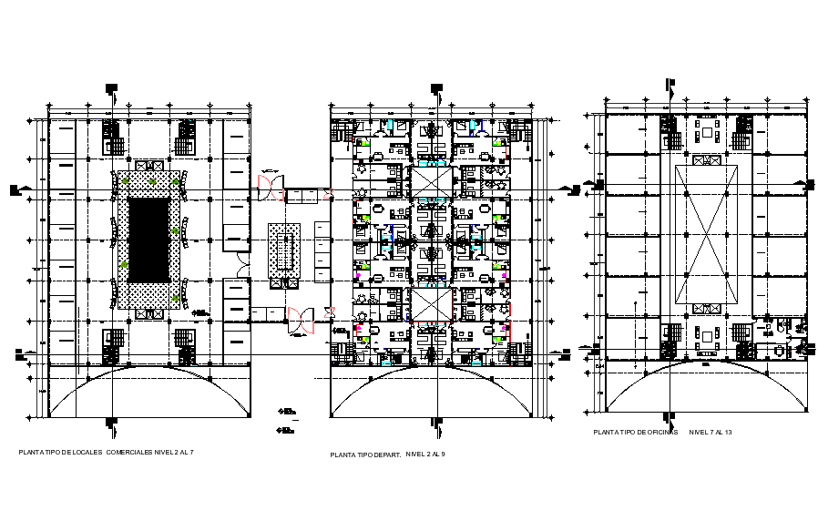 Center hall plan layout file