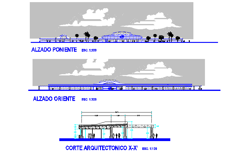 Central busher mosillo detail dwg file
