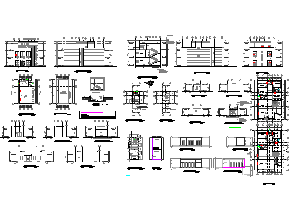 Centre line plan detail dwg file