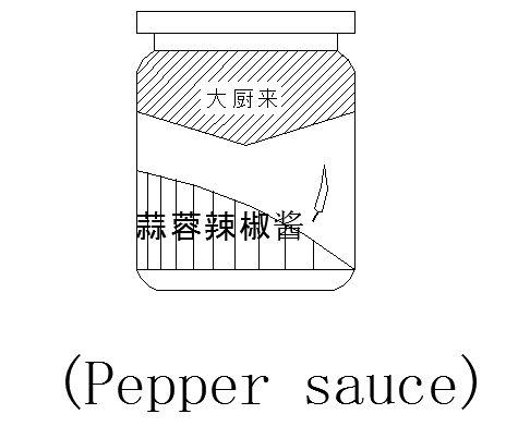 Chinese sauce front cad blocks