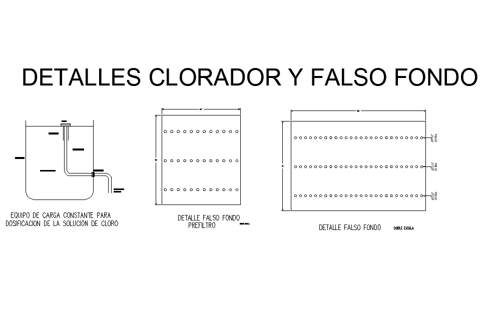 Chlorination and false background layout file