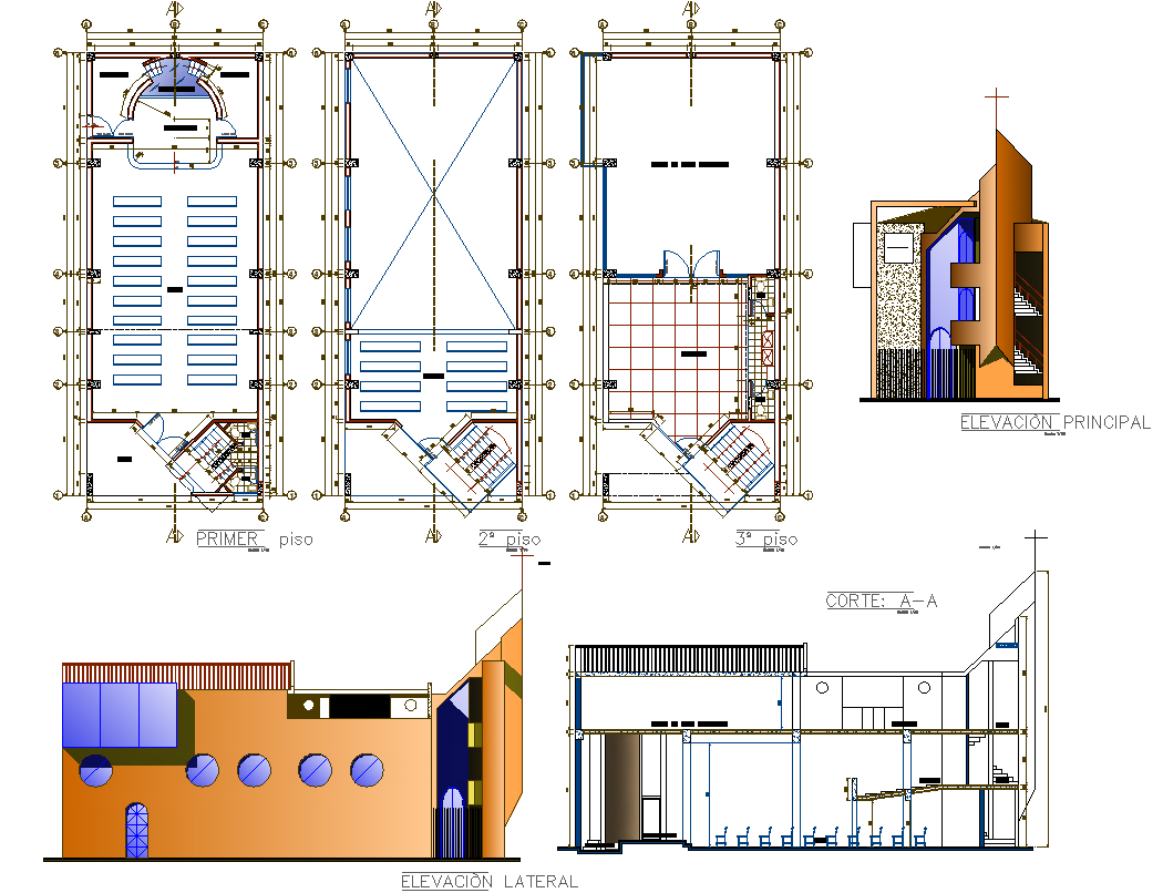 Church Project dwg file