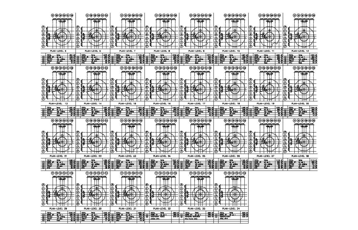 Circle Corporate Building Structure Plan
