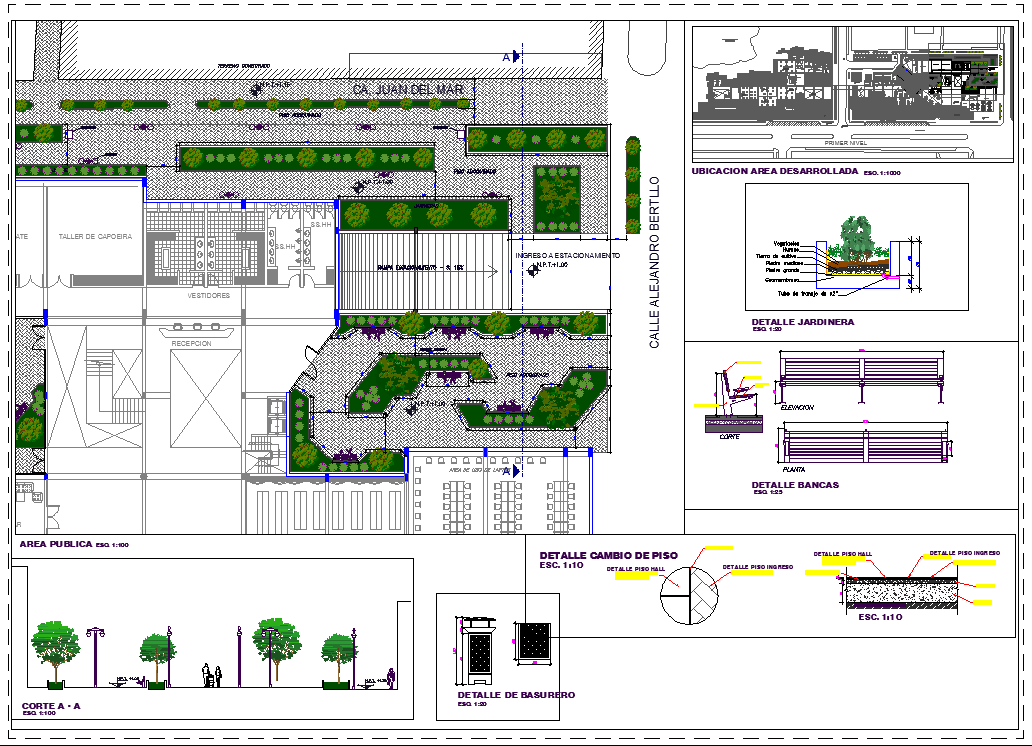 City Arcade Building layout detail