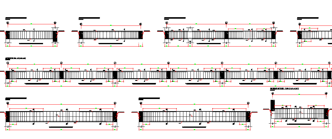 Classroom construction plan of a school  dwg file