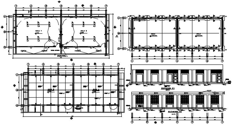 Classroom Design In DWG File