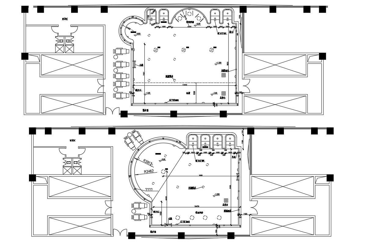 Club Design Plan DWG File 