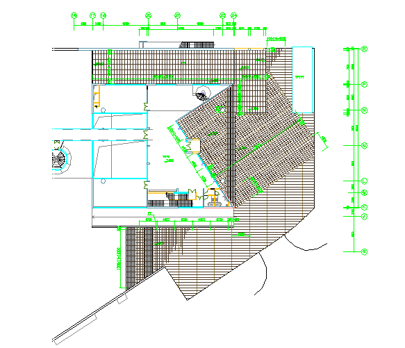 Club House Plan  Lay-out detail